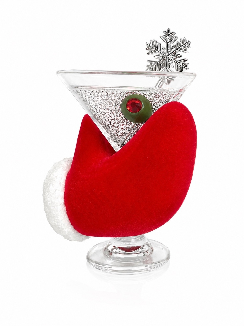 Bath & Body Works Santa Hat Martini Wallflower Plug Christmas Holiday Decor Plug - Picture 2 of 5
